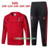 Barn AC Milan Trenings Collegegenser Set 2017-18 Rød